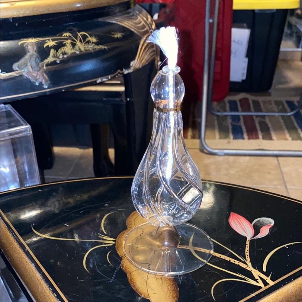BX46 Elegant Clear Glass Oil Lamp Bottle